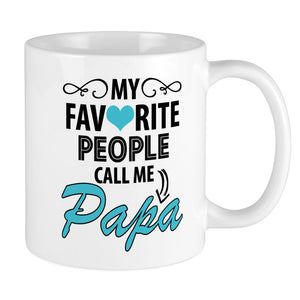 CafePress My Favorite People Call Me Papa Mugs 12 oz Ceramic Mug